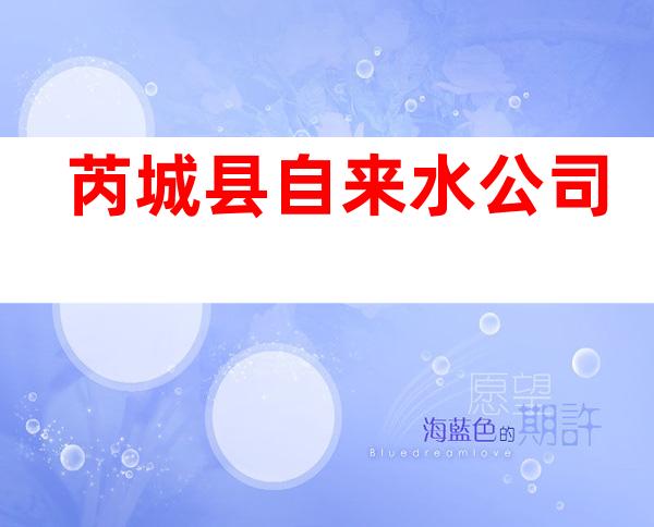 芮城县自来水公司